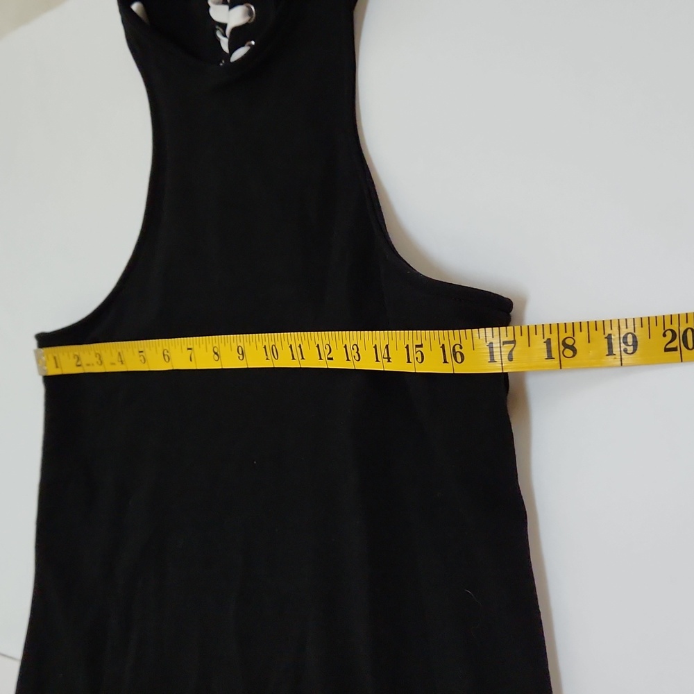 Sports Illustrated Lace Up Racer Back Sleeveless Dress  L - Picture 5 of 6